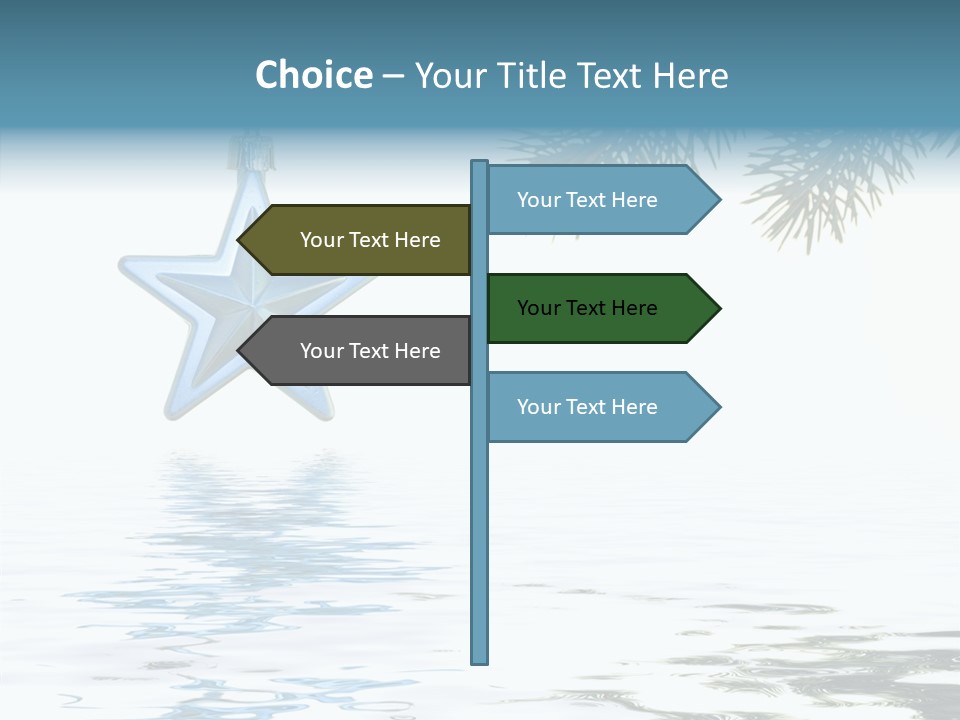 Christmas Santa Home PowerPoint Template