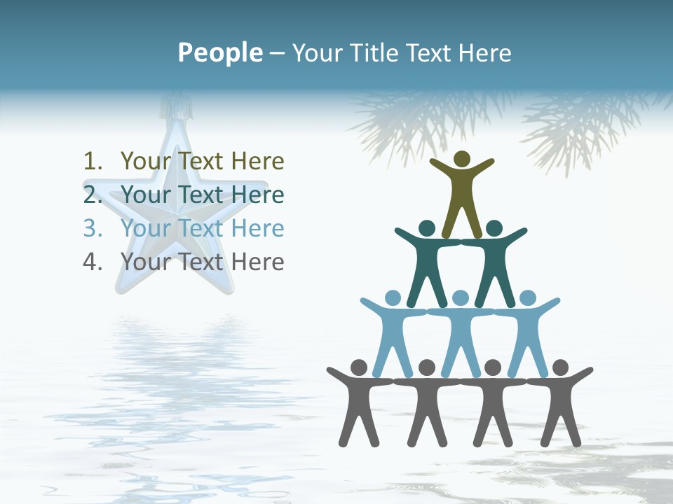 Christmas Santa Home PowerPoint Template