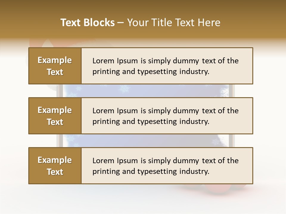 Silver Blue Santa PowerPoint Template