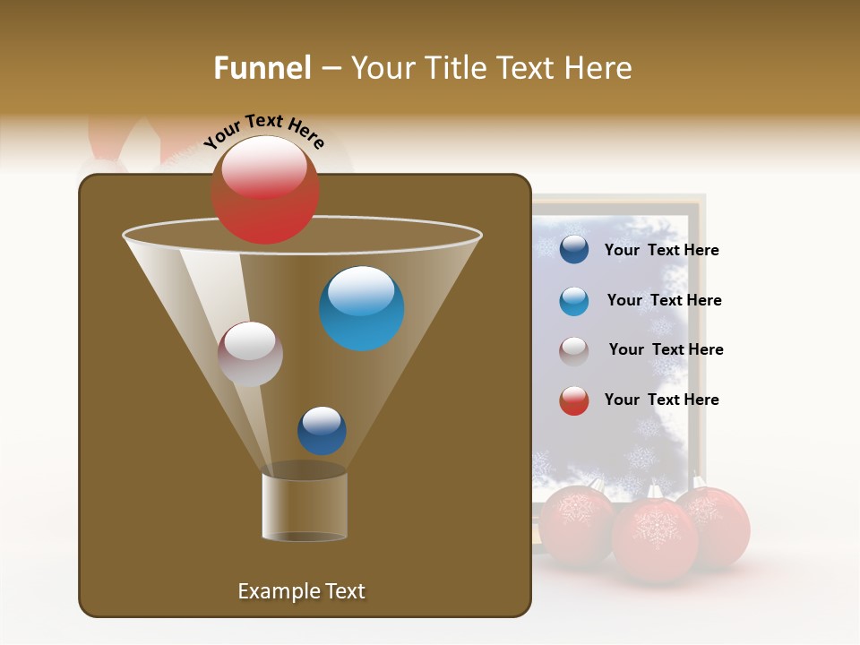 Silver Blue Santa PowerPoint Template