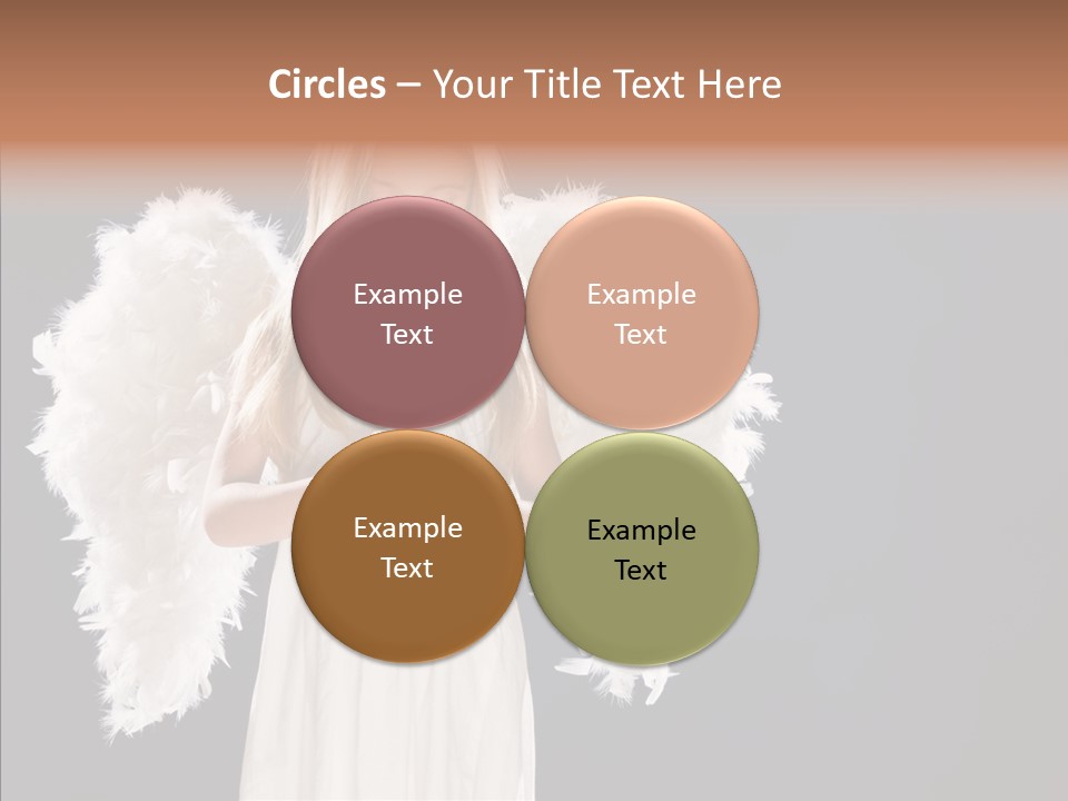 Little Feather Pretty PowerPoint Template