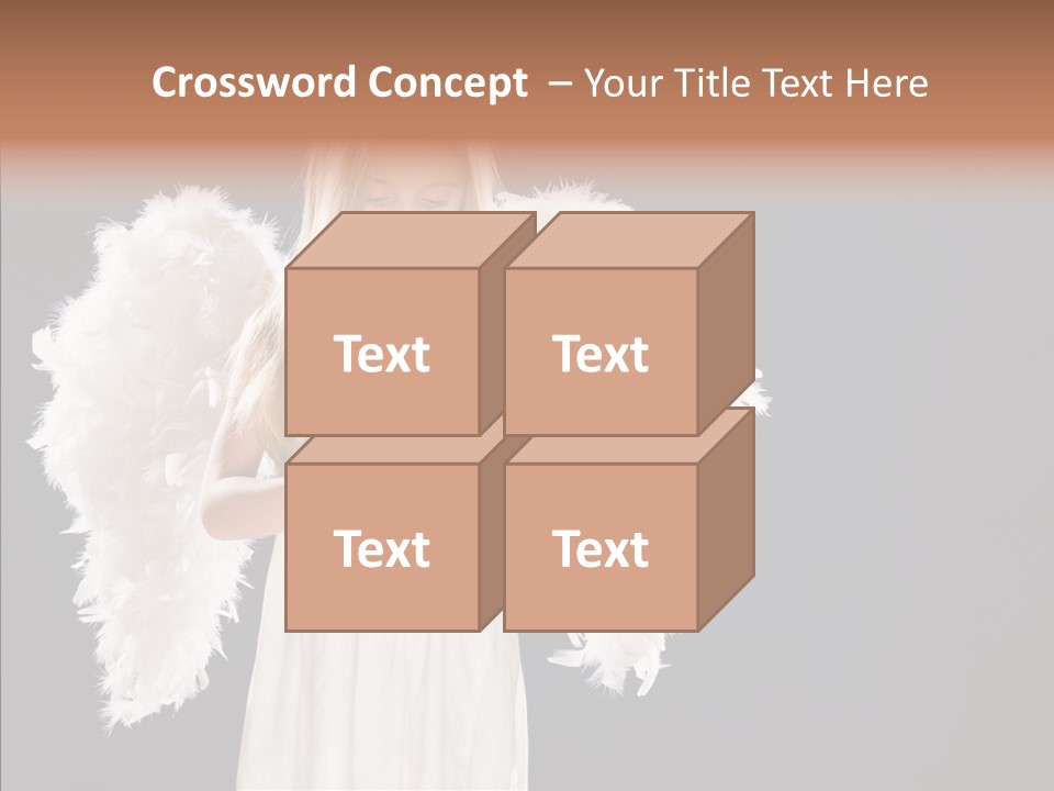 Little Feather Pretty PowerPoint Template