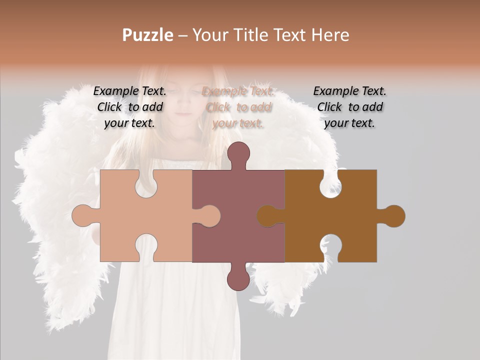 Little Feather Pretty PowerPoint Template