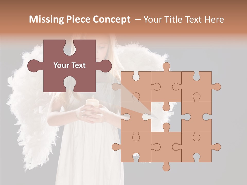 Little Feather Pretty PowerPoint Template