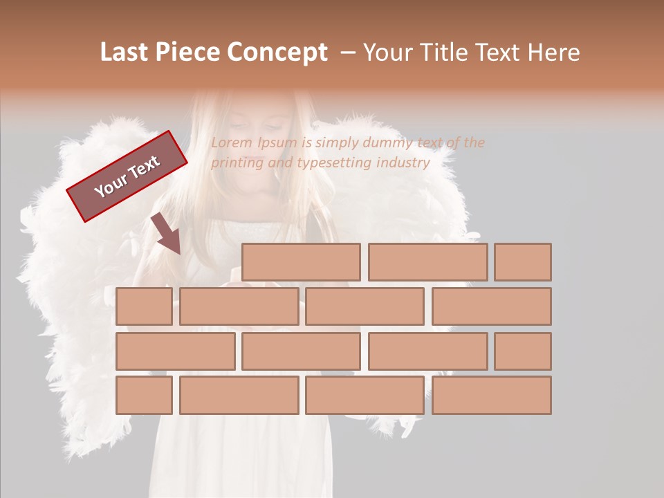 Little Feather Pretty PowerPoint Template