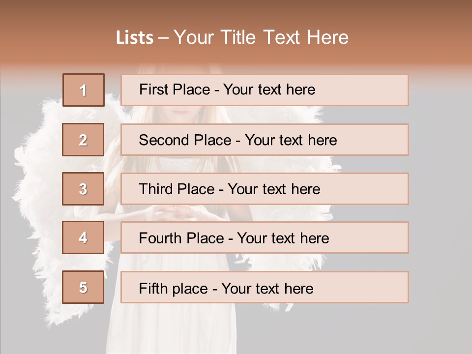 Little Feather Pretty PowerPoint Template