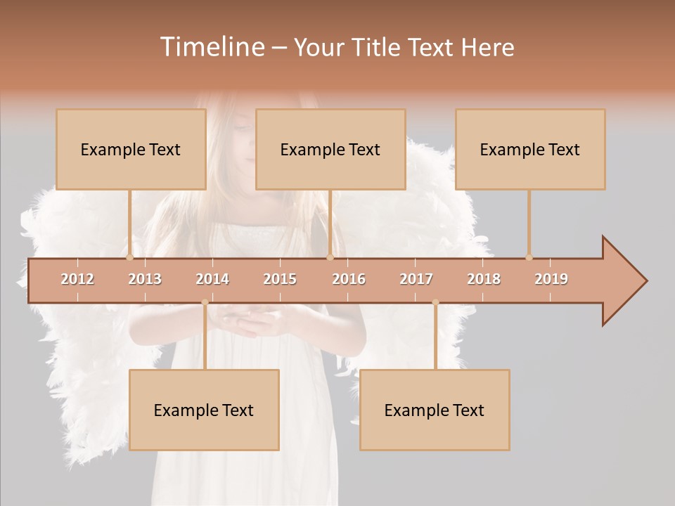 Little Feather Pretty PowerPoint Template
