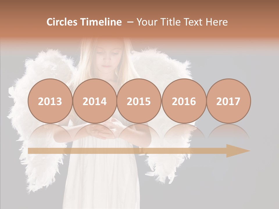 Little Feather Pretty PowerPoint Template