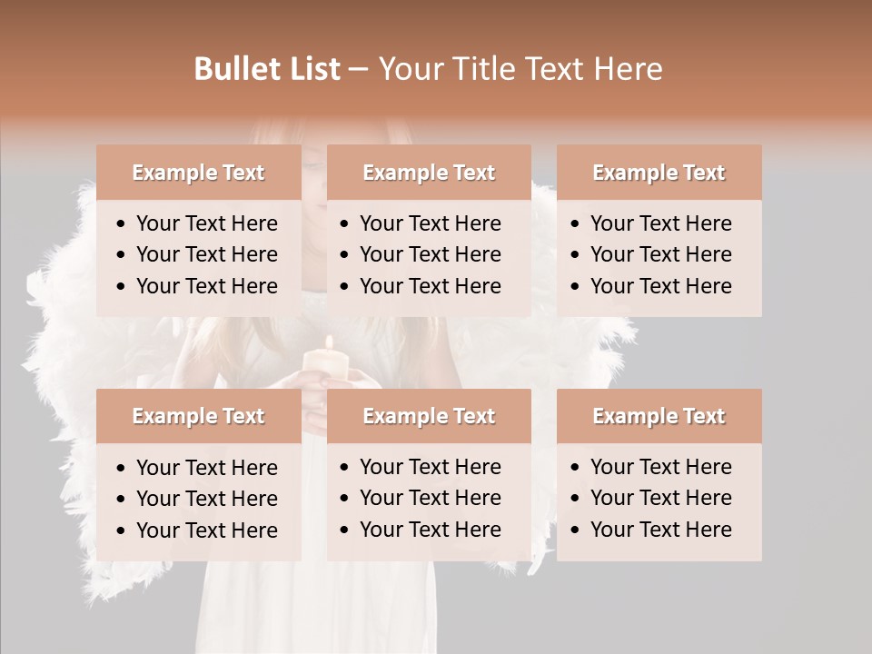 Little Feather Pretty PowerPoint Template