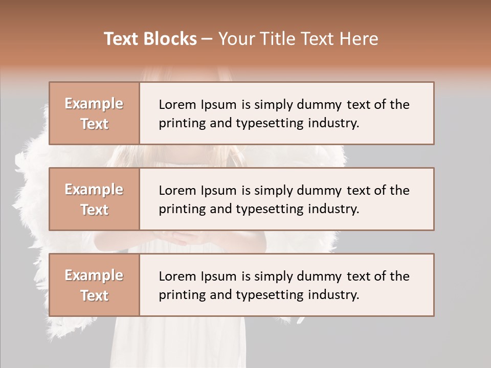 Little Feather Pretty PowerPoint Template