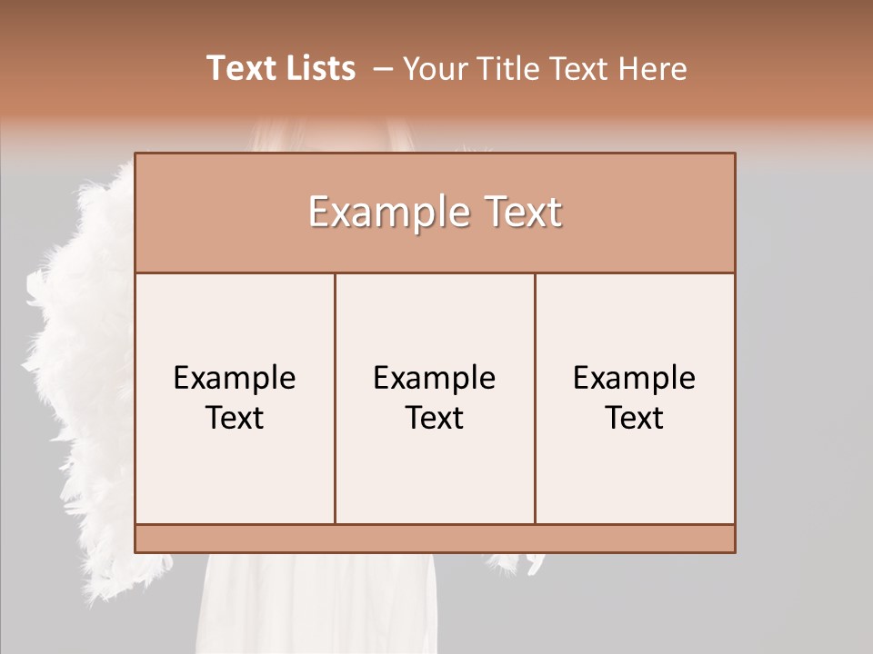 Little Feather Pretty PowerPoint Template