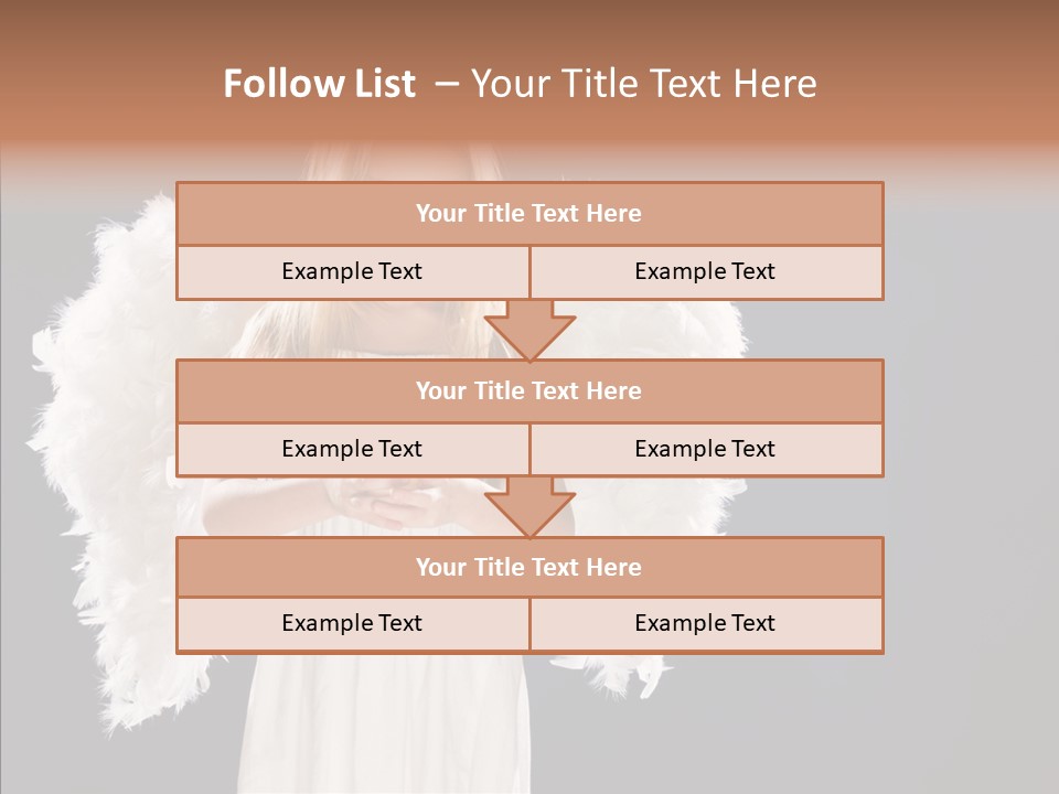 Little Feather Pretty PowerPoint Template
