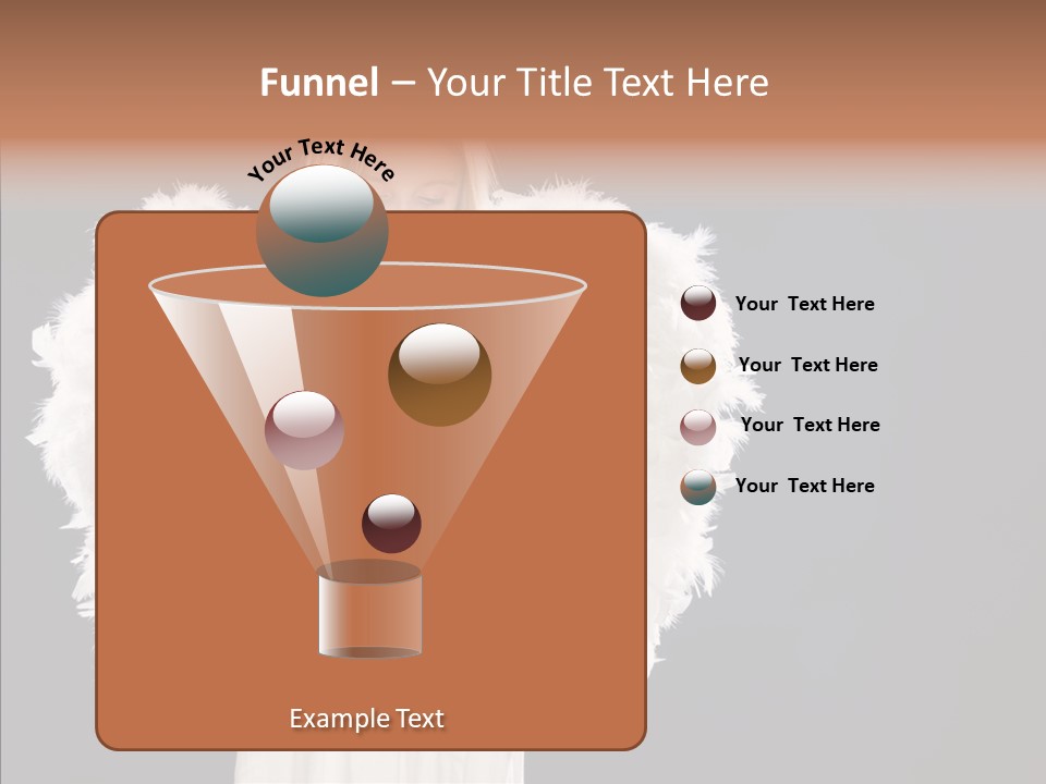 Little Feather Pretty PowerPoint Template