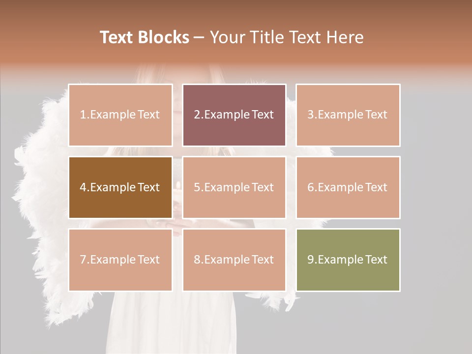 Little Feather Pretty PowerPoint Template