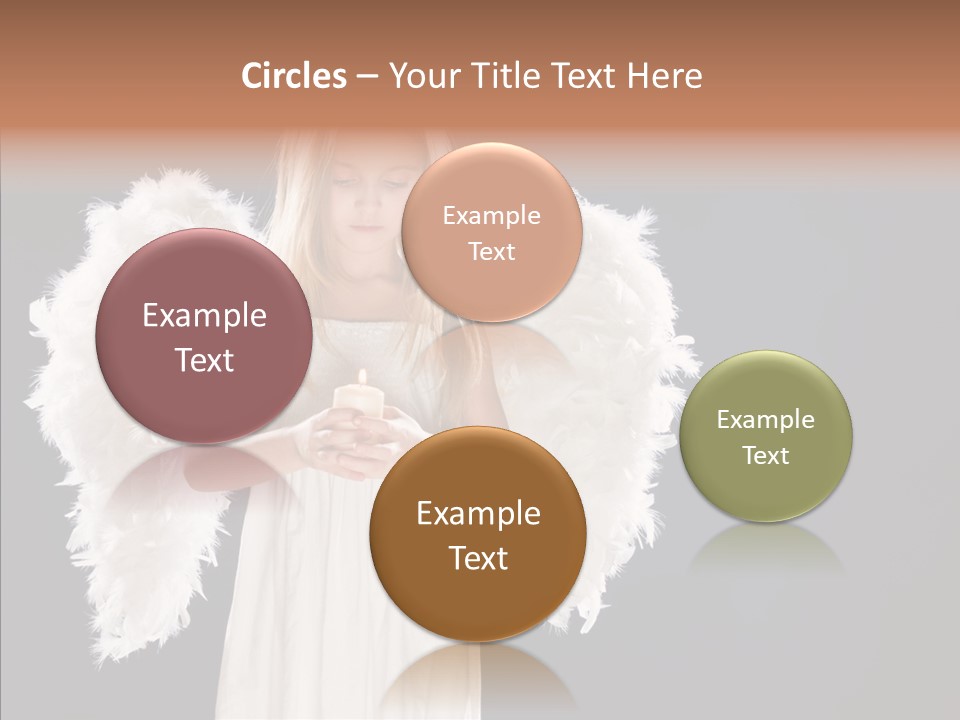 Little Feather Pretty PowerPoint Template