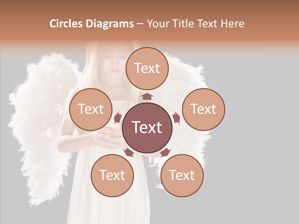 Little Feather Pretty PowerPoint Template