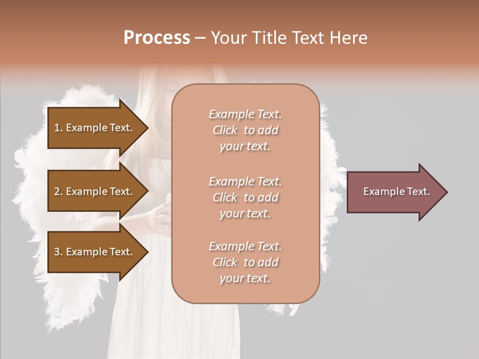 Little Feather Pretty PowerPoint Template