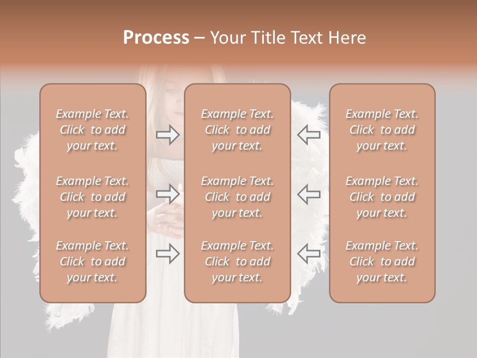 Little Feather Pretty PowerPoint Template