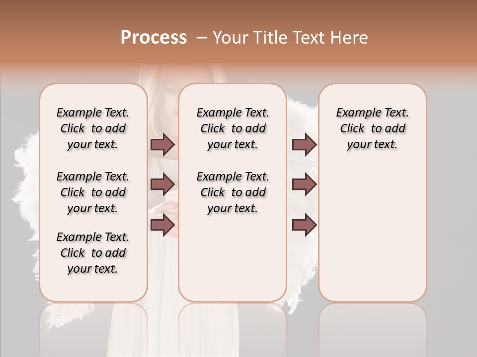 Little Feather Pretty PowerPoint Template
