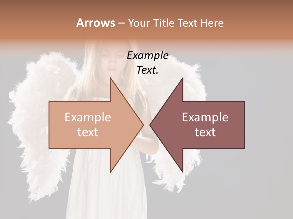 Little Feather Pretty PowerPoint Template