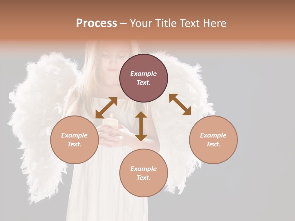 Little Feather Pretty PowerPoint Template