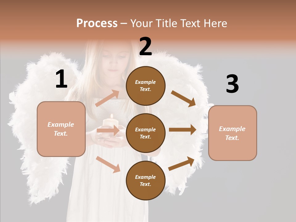 Little Feather Pretty PowerPoint Template