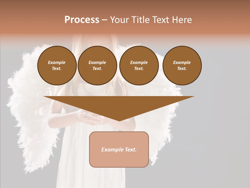Little Feather Pretty PowerPoint Template