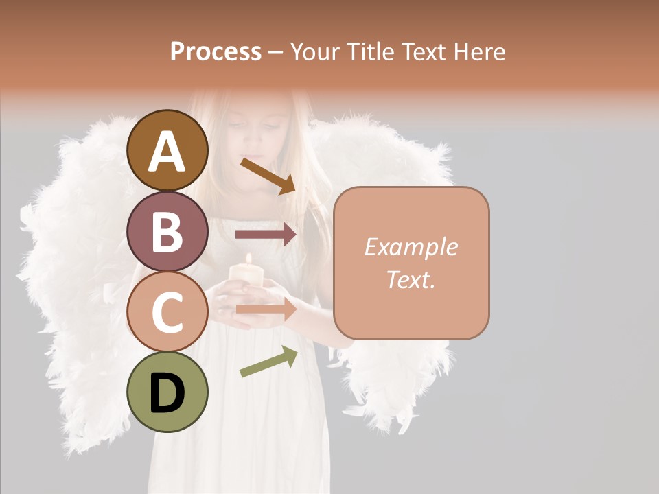 Little Feather Pretty PowerPoint Template