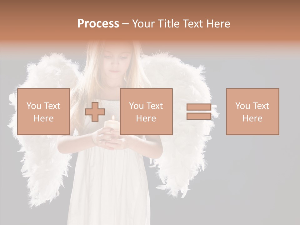 Little Feather Pretty PowerPoint Template