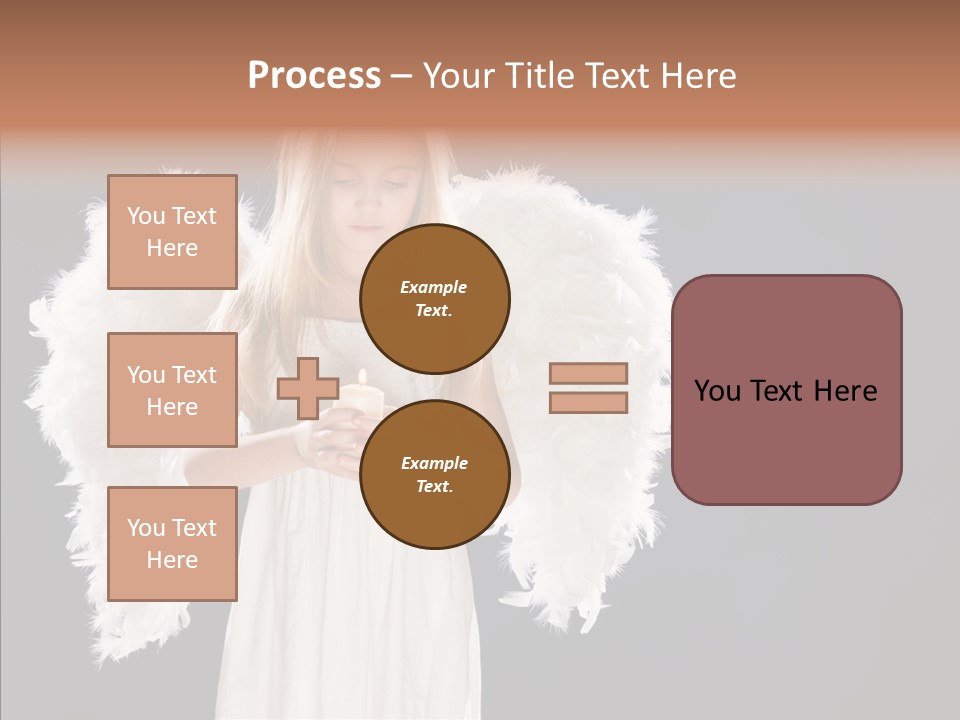 Little Feather Pretty PowerPoint Template