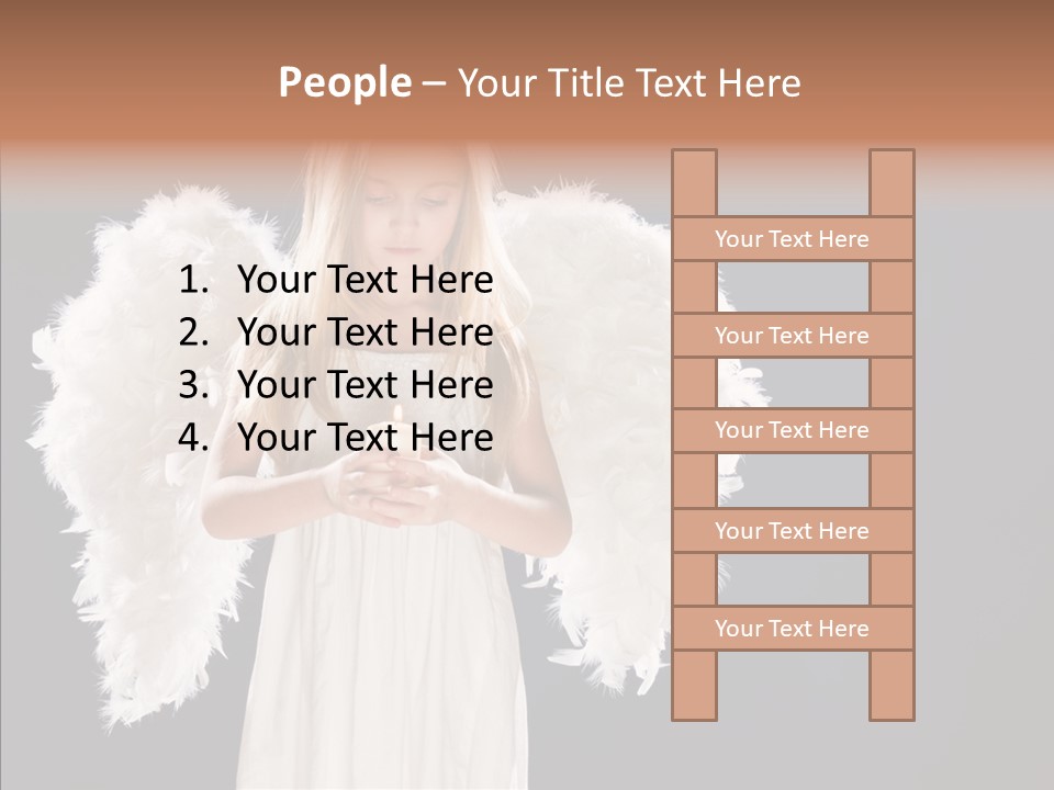 Little Feather Pretty PowerPoint Template