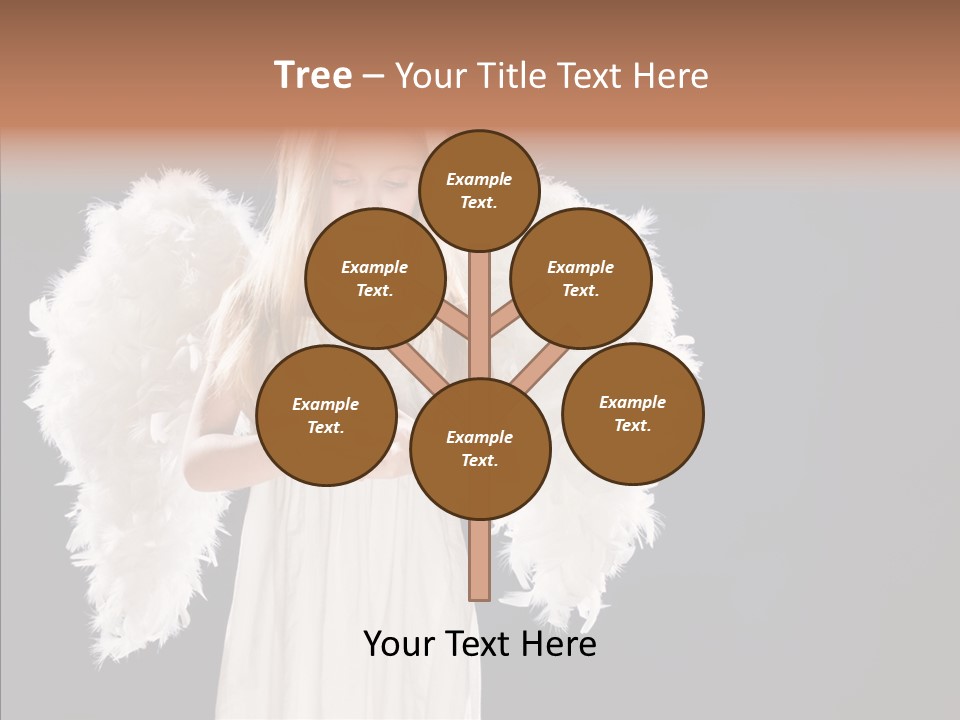 Little Feather Pretty PowerPoint Template