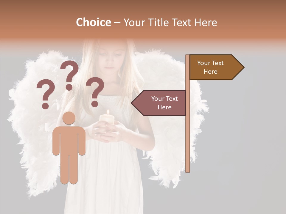 Little Feather Pretty PowerPoint Template