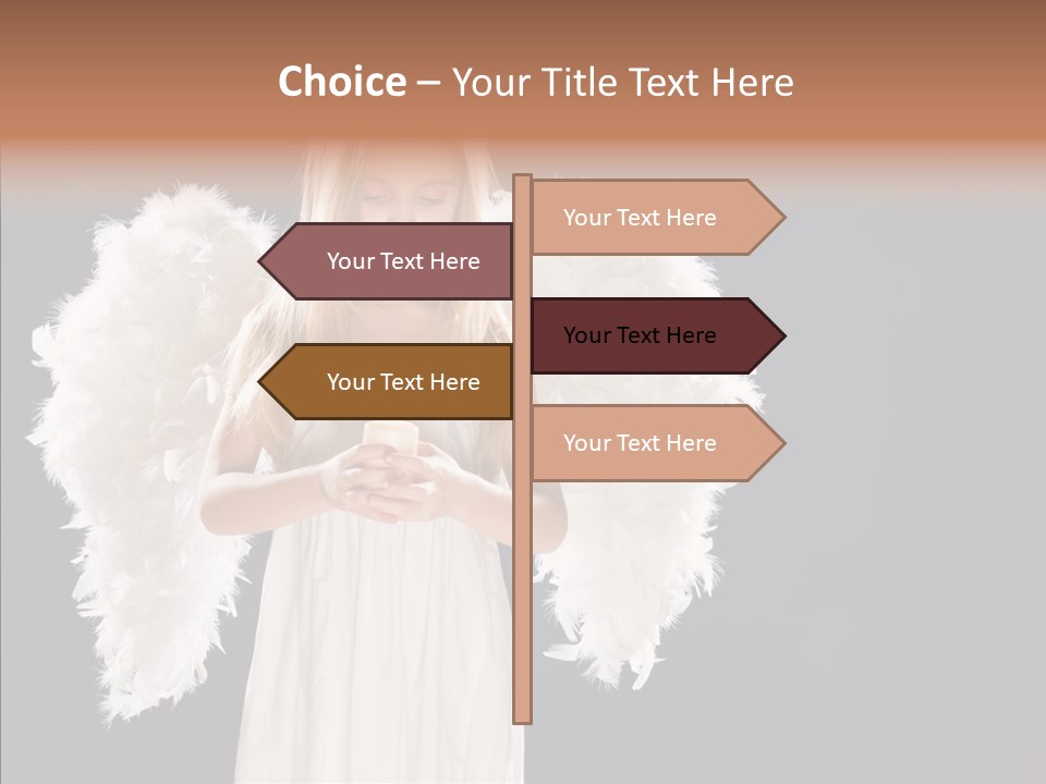 Little Feather Pretty PowerPoint Template