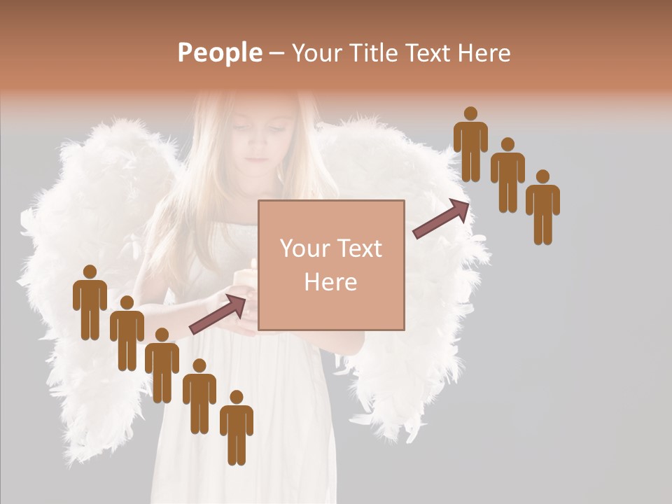 Little Feather Pretty PowerPoint Template