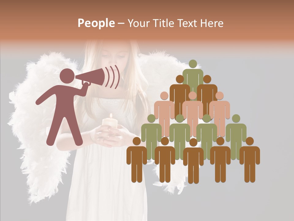 Little Feather Pretty PowerPoint Template