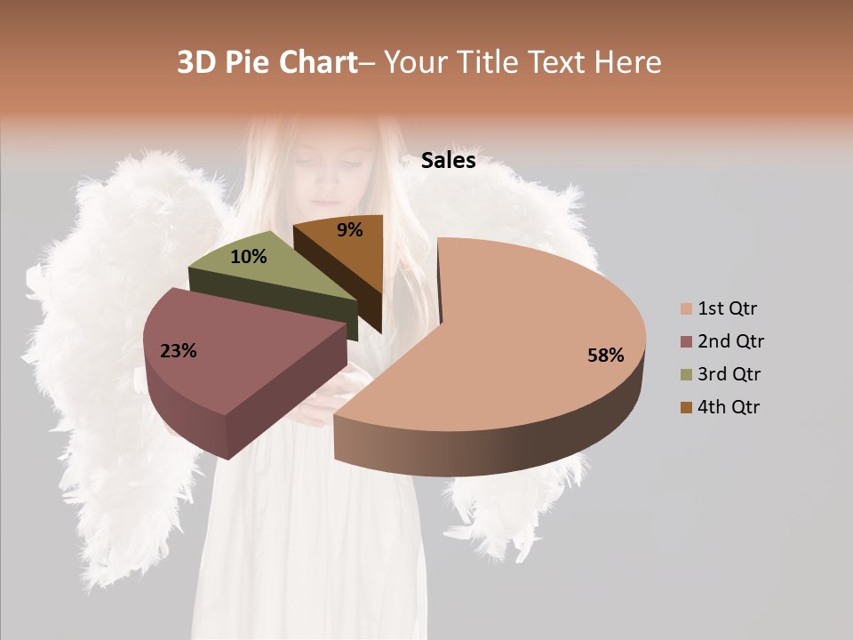 Little Feather Pretty PowerPoint Template