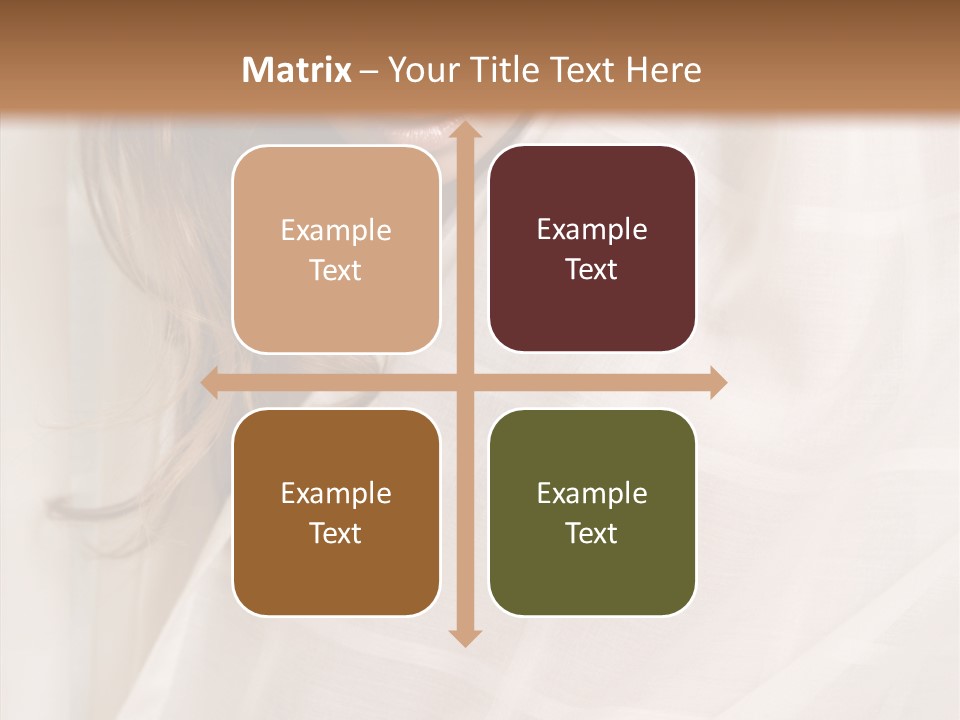 Topless Image Tempting PowerPoint Template