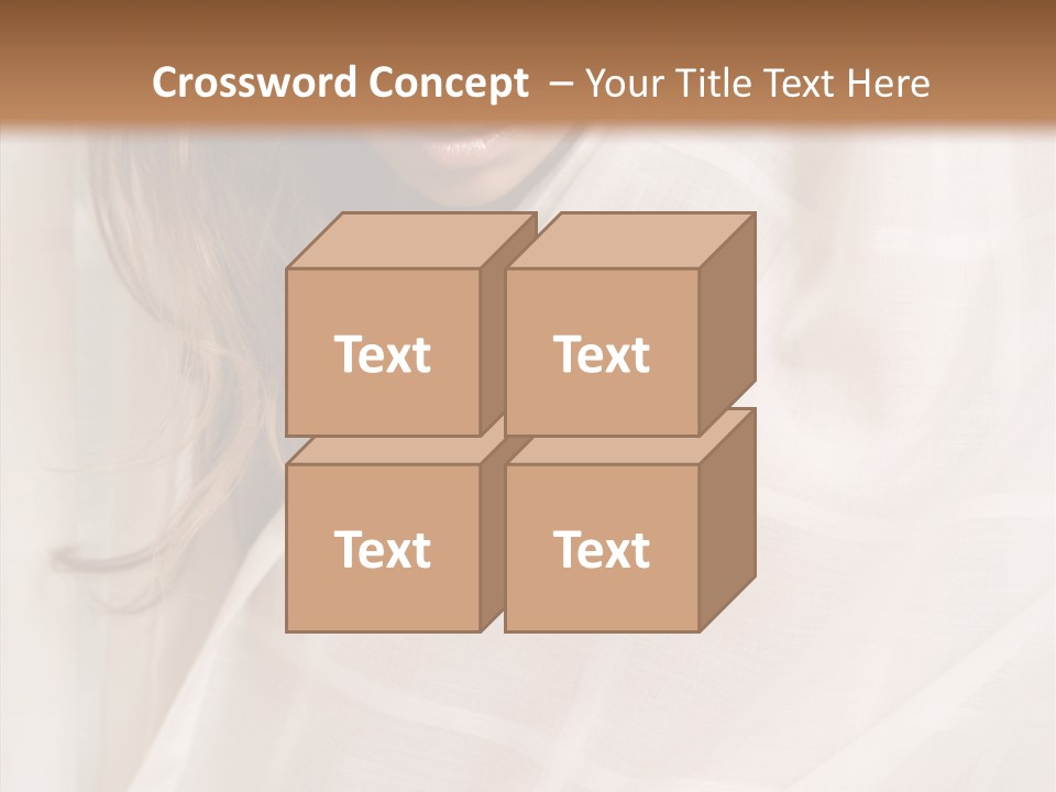 Topless Image Tempting PowerPoint Template