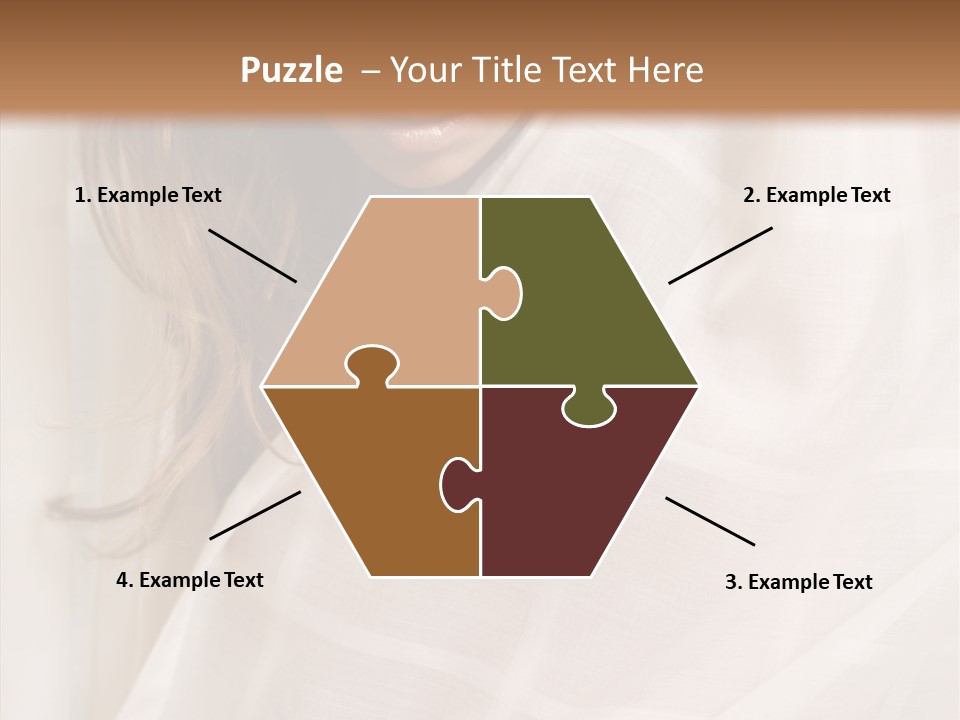 Topless Image Tempting PowerPoint Template