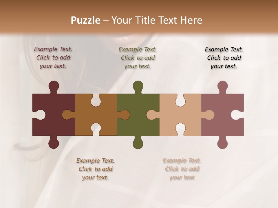 Topless Image Tempting PowerPoint Template