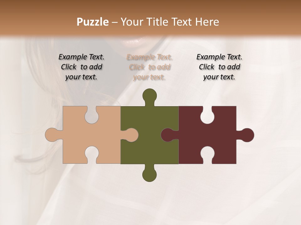 Topless Image Tempting PowerPoint Template