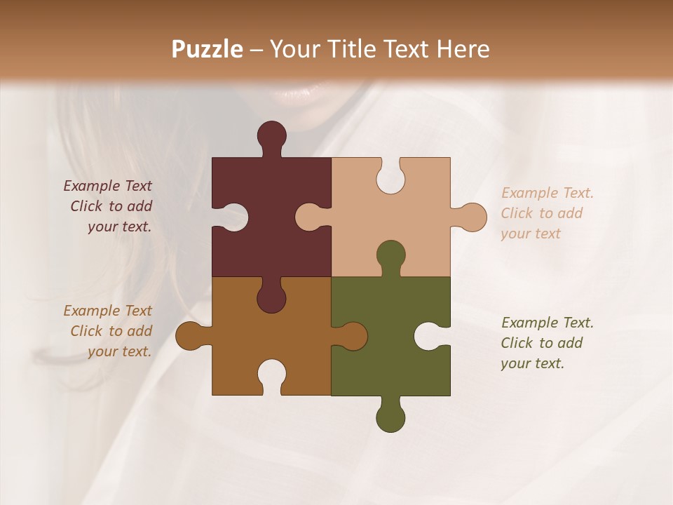 Topless Image Tempting PowerPoint Template