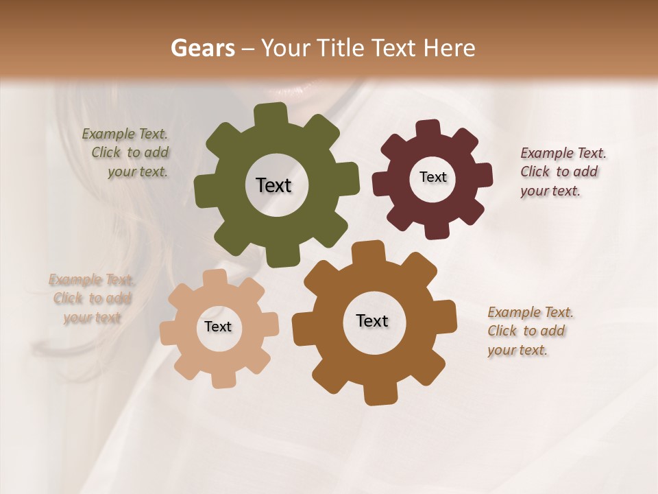 Topless Image Tempting PowerPoint Template