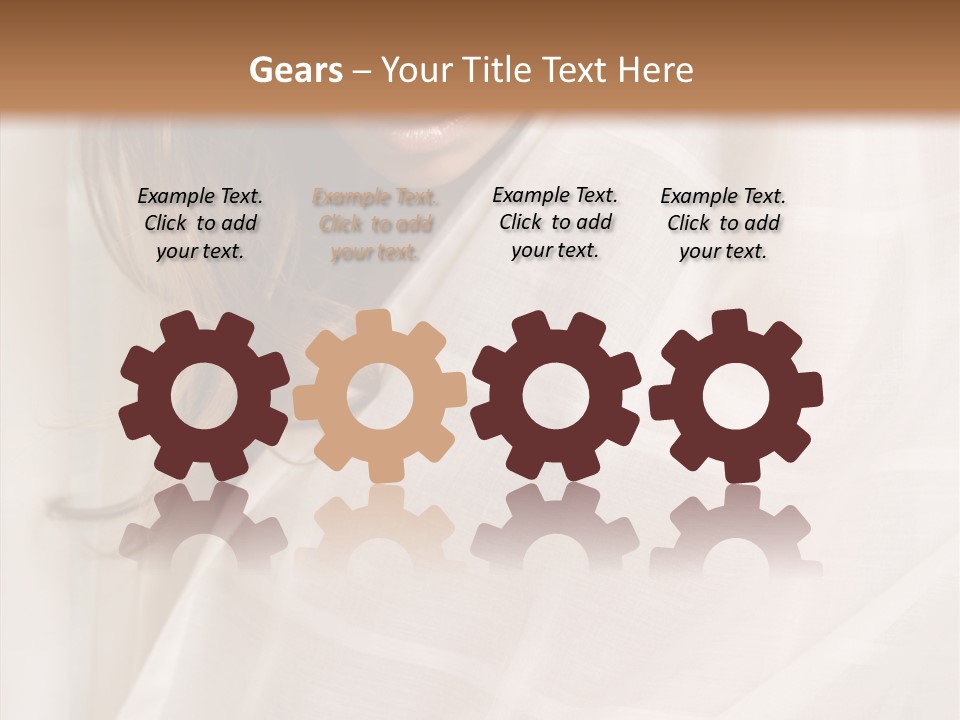 Topless Image Tempting PowerPoint Template