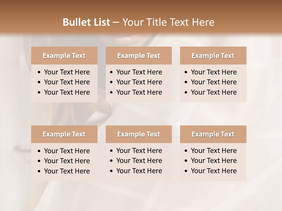 Topless Image Tempting PowerPoint Template