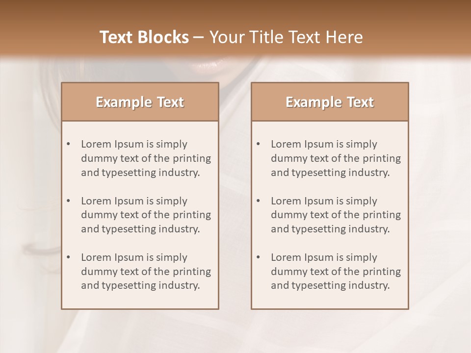 Topless Image Tempting PowerPoint Template