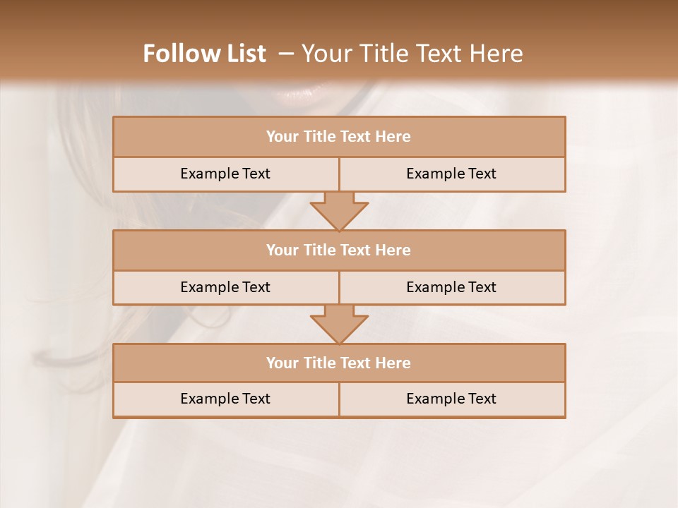 Topless Image Tempting PowerPoint Template