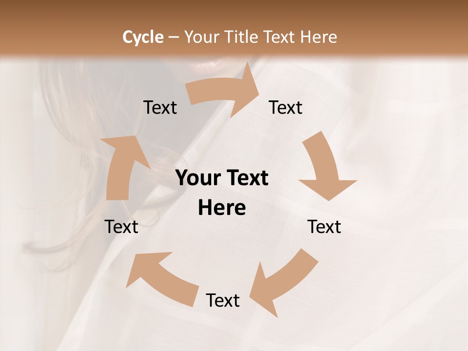 Topless Image Tempting PowerPoint Template