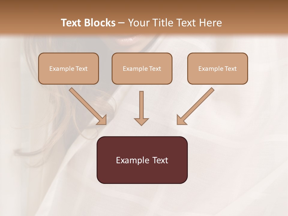 Topless Image Tempting PowerPoint Template